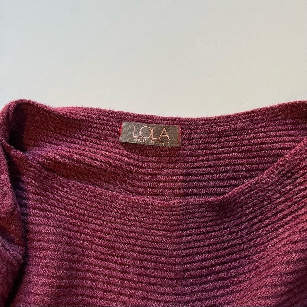 Lola Soft Wool Blend Striped Sweater Size Medium - Picture 7 of 8